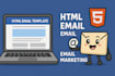 responsive HTML email template conversion service
