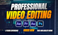 edit your videos in premiere pro and adobe after effects