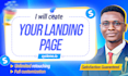 build your high converting landing page with systeme io