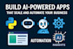 ai saas, ai websites, ai agents and ai chatbots development