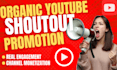 do youtube video channel promotion, channel shoutout to niche audiene