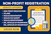 register your nonprofit 501c3, ein, samgov, 1023ez or full reinstatement