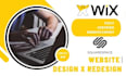 design wix or squarespace website and redesign website