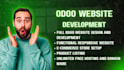 be your best web developer and create a website as designer from odoo