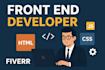 build a responsive html and CSS and java script website
