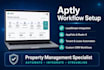 set up aptly workflows from leadsimple, appfolio realm x or other crms