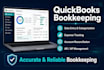 do quickbooks data entry, expense categorization, and account reconciliation