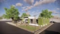 do 3d ecological building architecture design, biophilic design