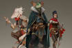 draw dnd character art and oc character