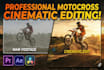 deliver motocross bike,motocycle edits in 24 hours