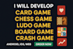 develop card game chess game ludo game board game crash game
