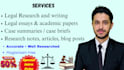 do legal writing, research, articles and case summaries
