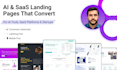 design conversion optimized ai and saas landing page