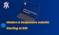 create a professional responsive website