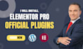 install and update elementor pro official plugin very quickly