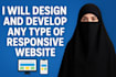 design any modern responsive websites
