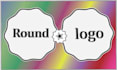 design round or circle logo, patch, label, stickers, monogram, ticket, flyer