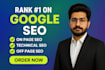 do on page and technical SEO, website audit, gsc indexing