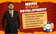develop mern stack web app with react, nextjs, nodejs, mongodb, api integration