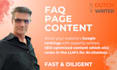 write your faq page upto 1,500 words