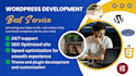 create, design, redesign, fix wordpress website, theme and plugin