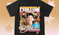 custom unique birthday tshirt bootleg vintage 90s