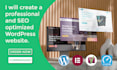 create a professional and SEO optimized wordpress website