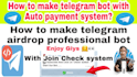 develop custom telegram airdrop bots and engaging mini games