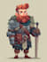 draw 2d game character illustration