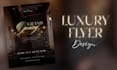 design luxury and premium flyer, brochure and poster