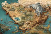 do map illustration map desig fantasy map