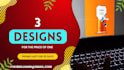 do 2 concepts of flyer design, poster design, and media kit
