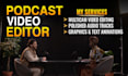 professional edit podcast and interviews