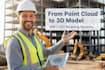 convert point cloud, 2d cad or hand sketch to 3d model