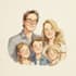 draw a wonderful family portrait