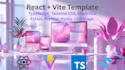 build a react, vite starter with tailwind, shadcn, eslint,prettier,husky