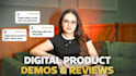 create simple digital product demos and reviews