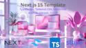 build a nextjs app router template with tailwind, shadcn ui and typescript