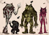 create mixed media illustrations with ink and digital color