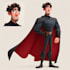 a concept superhero cartoon characters