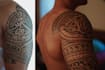 create your custom tribal polynesian tattoo sleeve