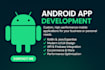 develop professional android app using kotlin, java, jetpack compose in android