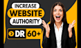 increase ahrefs domain rating DR 60 plus with high authority seo backlinks