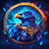 create a fantasy, rpg, nft or sci fi game logo template