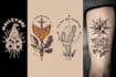 create minimalist line art tattoo with my style