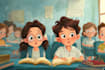 draw children book illustration