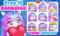 draw twitch emotes, chibi emotes, animated emotes, vtuber for stream
