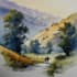 paint landscapes in watercolor