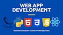 build a flask web app with modern frontend