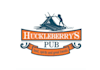 design creative huck finn floats and pub logo